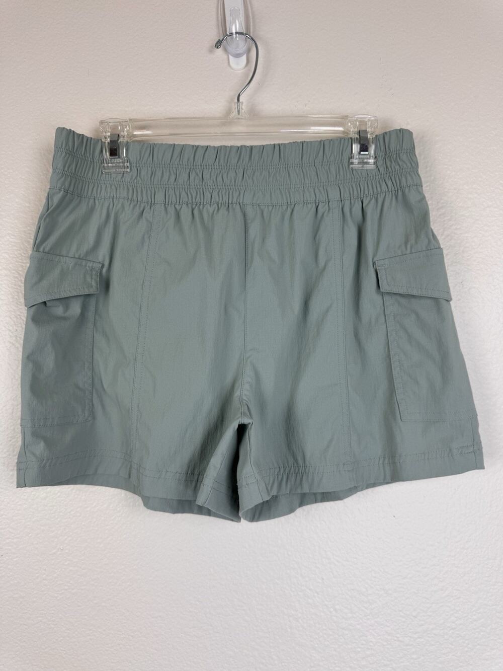 Yogalicious Gorpcore Trail Path Commuter Outdoor Utility Cargo Shorts Green L